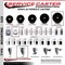 Service Caster 6'' Phenolic Wheel Swivel Bolt Hole Caster Set with 2 Posi Lock Brakes, 4PK SCC-BH20S615-PHS-PLB-2-S-2 - alternate 3